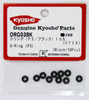 Kyosho ORG03BK O-Ring ( P3 / Black ) 10 Pcs