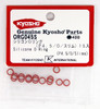Kyosho ORG04 Silicone O-Ring(P4/Orange) 10Pcs