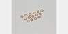 Kyosho ORG045S Silicone O-Ring(P4.5/O/Slim) 15Pcs