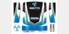 Kyosho ORI30189-S2 Touch Charger Skin Decal (Racer/BL/BK)
