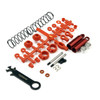 Kyosho SC223R Rear Shock Set (Red/ Tomahawk)