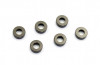 Kyosho W0142GM Aluminum Collar (3x6x2mm/Gunmetal/6pcs)