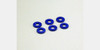 Kyosho W0145 Aluminum Collar (3x7x1/Blue/6Pcs)