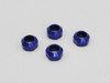 Kyosho W5105BL Shock Cap Set (Blue/4pcs)