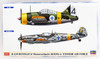 Hasegawa 02279 B-239 Buffalo & Messerschmitt Bf109G-6 'Finnish Air Force' 1/72 scale kit