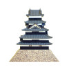 Sankei MK04-03 Matsumoto Castle 1/300 Scale Miniature Art Paper Kits