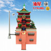 Sankei MK07-10 Studio Ghibli Aburaya (Bathhouse) (Spirited Away) 1/150 Scale Paper Kits