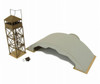 Sankei MK08-10 War Time Air Base 1/144 N Scale Paper Kits