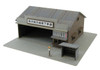Sankei MP01-75 Bus Garage with Bus Stop 1/220 Z Scale Paper Kits