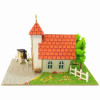 Sankei MP05-10 Small Church Non-Scale Miniature Art Paper Kits Paper Kits