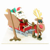 Sankei MP05-13 Santa Claus Non-Scale Miniature Art Paper Kits Paper Kits