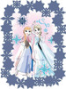 Yanoman Prism Art Jigsaw Petit Puzzle 97-186 KIRIART Frozen Anna & Elsa (70 Pieces)
