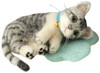 Hamanaka H441-365 Felt Wool Mascot My Pet Silver Tabby Cat Kit