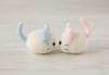 Hamanaka H441-501 Aclaine Felt Wool Mascot Nyankoro Twin Cats Pastel Color Kit