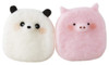 Hamanaka H441-507 Aclaine Felt Wool Mascot Panda & Pig Kit 'Sound Rings'
