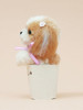 Hamanaka H441-440 Real Felt Wool Mascot Dog in a Cup Shih Tzu Chrysanthemum Kit