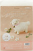 Hamanaka H441-461 Felt Wool Mascot Pretty Animals Sheep Kit