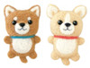 Hamanaka H441-420 Felt Wool Handicraft Kit  Mascot Chihuahua & Shiba Dog