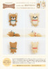 Hamanaka H441-420 Felt Wool Handicraft Kit  Mascot Chihuahua & Shiba Dog