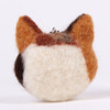 Hamanaka H441-468 Felt Wool Handicraft Kit Mascot Realistic Animals Calico Cat Key Fob