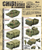 F-toys Chibi Scale JGSDF Vehicles Non-scale kit 1 BOX 10 Kits Set