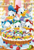 Yanoman Jigsaw Puzzle 99-443 Disney Donald Daisy Happy Tart (99 Small Pieces)