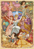 Tenyo Japan Pure White Jigsaw Puzzle DP-1000-031 Disney Princess (1000 Pieces)