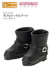 Azone AKT112-BLK Double Buckle Boots Black