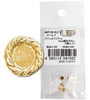 Azone AMP109-GLD Azone Original 5mm Fillet Button Gold