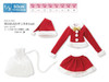 Azone FAR191-RED for 50cm doll Fluffy Santa's Set Red
