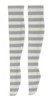 Azone FAR222-WHG for 50cm doll Dark Border Thigh Thighs White x Gray
