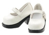 Azone KPT017-WHT Mushroom Planet 'Tic Saul Strap Shoes' White