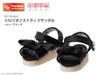 Azone PIC146-BLK 1/12 Ribbon Strap Sandals Black