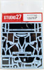 Studio27 ST27-CD24032 CLK-GTR Carbon Decal for Tamiya 1/24 Scale