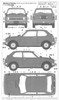 Hasegawa 20360 Honda Civic CVCC GL (SC-1) 2 Door 1/24 Scale kit