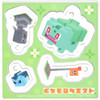 Takara Tomy Pokemon Quest Pokexel Acrylic Mascot Bulbasaur Fushigidane