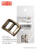 Azone AMP104-AGD Azone Original 10 x 8 Round Buckle Antique Gold (4pcs)