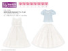 Azone FAO116-WHL 50cm AZO2 Early Summer Dress Set White x Light Blue