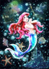 Tenyo Japan Jigsaw Puzzle DSG-266-961 Disney Little Mermaid Ariel Stained Glass (266 Pieces)