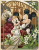 Yanoman Jigsaw Puzzle 42-59 Disney Amour Mickey Minnie (300 Small Pieces)