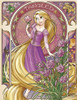 Yanoman Jigsaw Puzzle 42-55 Disney Fleur Rapunzel (300 Small Pieces)
