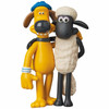 Medicom UDF-429 Ultra Detail Figure Aardman Series 2 Shaun & Bitzer