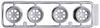 Fujimi 193465 W-5 1/24 Scale 8-Spoke Wheels for Racing 15 inch Wheel