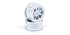 Kyosho PL-10140-17 VTA Front Tires Mounted on White Wheels