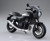 Aoshima Skynet 05047 Kawasaki Z900RS Metallic Cafe Pearl Storm Gray 1/12 Scale Finished Model