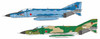 Platz PF-24 JASDF RF-4E Phantom II (2 planes set) 1/144 Scale Model Kit