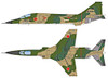 Platz PF-25 JASDF F-1 Fighter Support 1977-2006 (2 planes set) 1/144 Model Kit