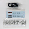 Aoshima 46449 CLUB LINEA L612 20 inch Wheel & Tire Set 1/24 Scale Kit