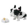 Kawada NBC-050 nanoblock French Bulldog Pied