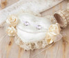 Hamanaka H431-126 Wedding Kit Wedding Rose Ring Pillow Heart with Embroidery